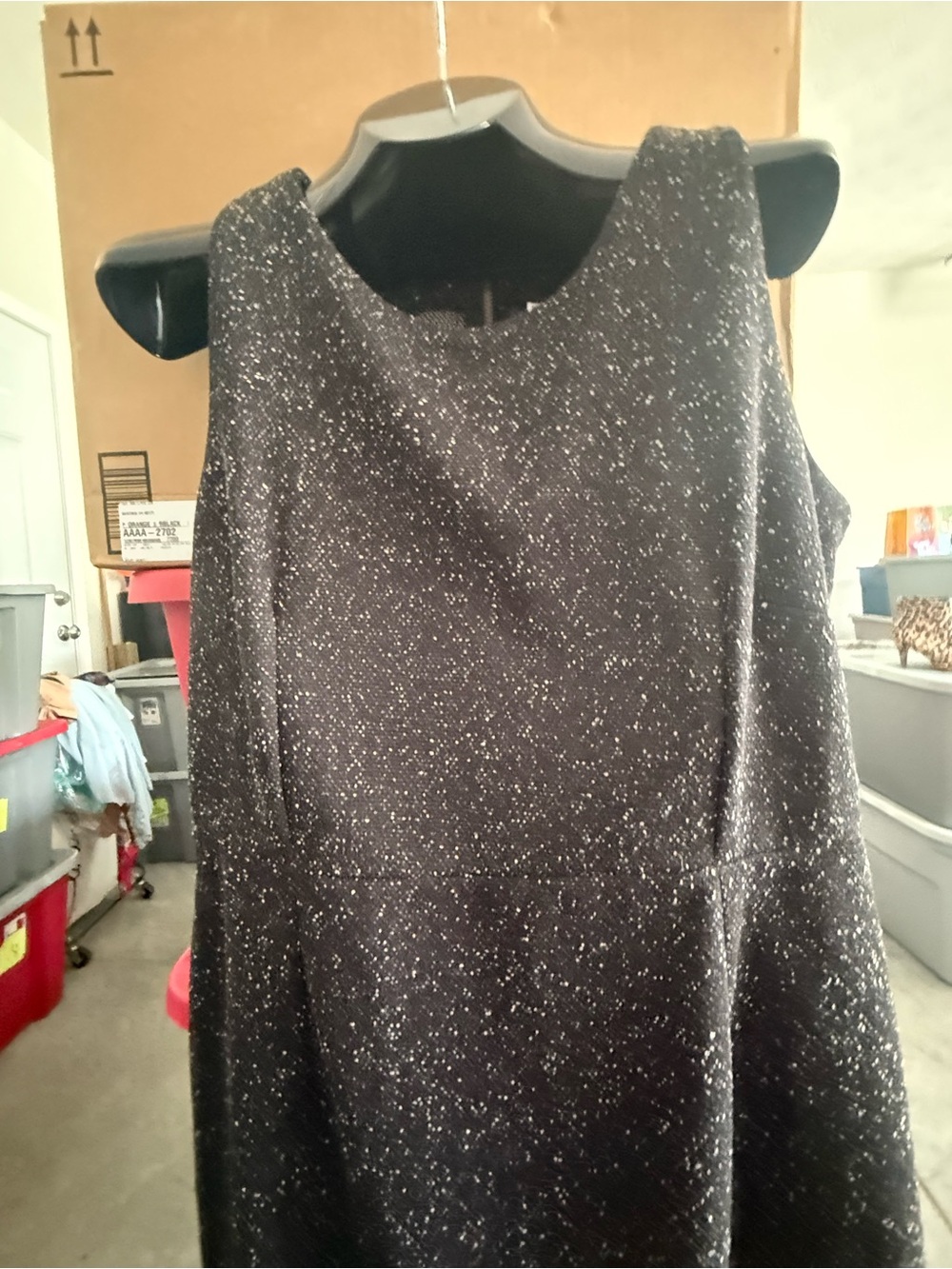 Sparkle Black Sleeveless Party Dress p83